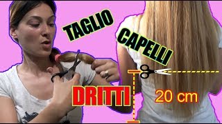 Tagliare i capelli da soli in 3 MOSSE  Taglio di capelli dritto 𝐏𝐄𝐑𝐅𝐄𝐓𝐓𝐎 [upl. by Chisholm]