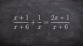 Solving a rational Equation [upl. by Kidder]