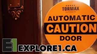 Explore1ca  TORMAX TN110 InFloor Automatic Door Operator [upl. by Namsu]