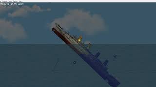 Floating Sandbox 6  Sinking the HMHS Britannic  Update 11000 [upl. by Zetnahs898]