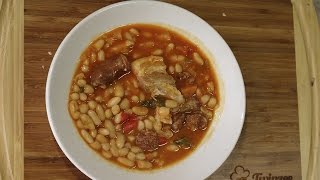 judias blancas con chorizo olla gm g o express [upl. by Aryad255]