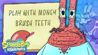 An Entire Day with MR KRABS ☀️ Hour by Hour  SpongeBob [upl. by Oretos]