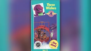 Barney Three Wishes 1988  1991 VHS [upl. by Peisch661]