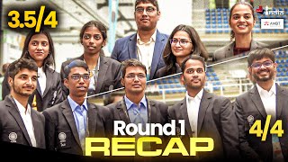 Team Indias tremendous start  Round 1 of 45th FIDE Chess Olympiad 2024  Ambit Recap of the Day [upl. by Aleakcim]