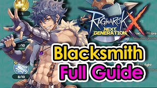 ROX Blacksmith Guide Blacksmith Build 한글자막  KingSpade [upl. by Hoppe]