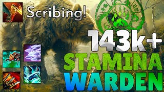 🐻 Stamina Warden 143k PvE DPS Build「ESO Gold Road」 [upl. by Tedman]