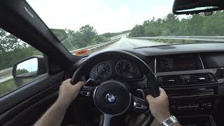 2014 BMW 550i xDrive POV Review [upl. by Geri43]