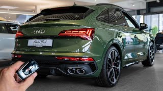 2023 Audi SQ5 Sportback TDI 341hp in District green metallic  Sound amp Visual Review [upl. by Geneva969]