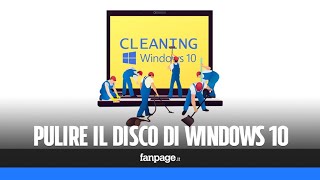 Pulire il disco di Windows 10 [upl. by Oznecniv]