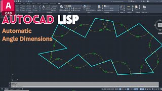 Unlocking Design Precision The CAD Lisp Secret for Automatic Angle Dimensions [upl. by Augustus]