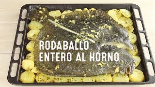 Receta de rodaballo entero al horno [upl. by Lled]