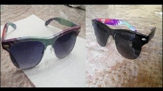 How to paint sunglass frames [upl. by Naresh]