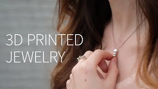 3D printed metal jewelry unboxing [upl. by Iad494]