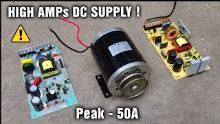 12 Volt High Current Power Supply for DC Motor  12V24V [upl. by Hudnut]