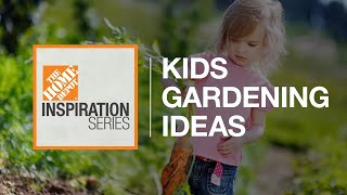 Gardening Ideas for Kids  The Home Depot [upl. by Netsirhc382]