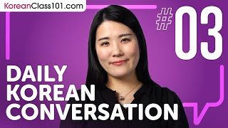 Talk About Your Daily Routine in Honorific Korean in Korean  Daily Korean Conversations 03 [upl. by Nnyre]