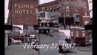 STREATOR ILLINOIS PLUMB HOTEL FIRE 1987 [upl. by Osbourne823]