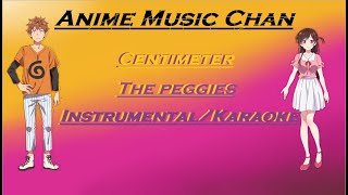 Kanojo Okarishimasu Opening KaraokeInstrumental Centimeter  The Peggies [upl. by Sheya]