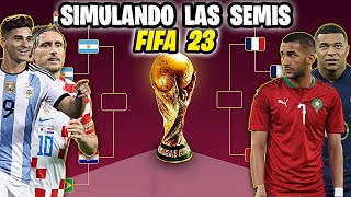 SIMULANDO las SEMIFINALES del Mundial Qatar 2022 [upl. by Atilef473]