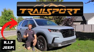 2024 Honda Pilot Trailsport Better Than A Jeep [upl. by Sillyrama]