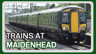 Trains at Maidenhead railway station 10072023 [upl. by Gnaoh]