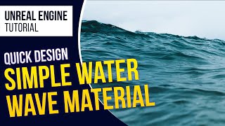 UE4 Water Wave l Unreal Engine 426 Tutorial [upl. by Ahcilef749]