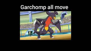 Garchomp all move amp attack  POKEMON MOVE GAMERS ✓✓ [upl. by Aristotle]