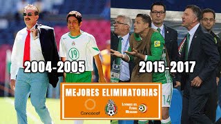 Las MEJORES eliminatorias mundialistas de MÉXICO en los últimos 20 años [upl. by Nagn767]