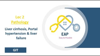 Lec 2  Pathology  Liver cirrhosis Portal hypertension amp liver failure  GIT [upl. by Josy]