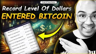 Record Level Of Dollars Entered Bitcoin [upl. by Eerual678]