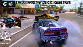 Exploring 10 BEST Tandem Drift SPOTS In Forza Horizon 5 wGOOSIEST [upl. by Sarah]