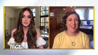 Mayim Bialik Talks New Podcast Acting Projects amp Motherhood  Celebrity Page [upl. by Dean]