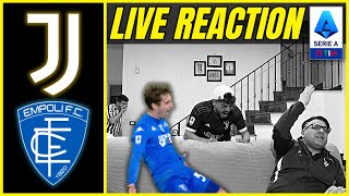 🤬 QUANTO ABBIAMO IMPRECATO JUVENTUS  EMPOLI 11  LIVE REACTION TIFOSI JUVENTINI [upl. by Naltiak]