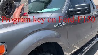 How To Program A 2011  2016 Ford F250  F550 Remote Key  Super Duty Key Fob Programming F350 F450 [upl. by Anerac]