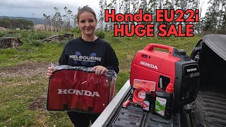 Honda EU22i Inverter Generator On Sale Now [upl. by Luas]