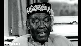 Interview with Dr Nnamdi Azikiwe After Nigerian Army Coup  January 1966 [upl. by Weingarten]