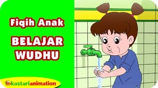 BELAJAR WUDHU Belajar Fiqih Anak bersama Diva  Kastari Animation Official [upl. by Elehcim]