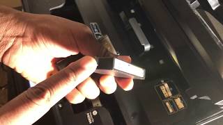 How to Replace Ink Catridges in HP OfficeJet 6950 in Basic Steps [upl. by Ibson]