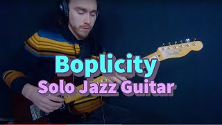 Boplicity  Solo Jazz Guitar PDF available [upl. by Tomasine269]