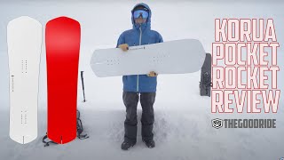 Korua Pocket Rocket 2020 Snowboard Review [upl. by Nnaeed]