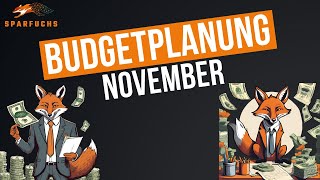 Budgetplanung im November  Finanzen organisieren [upl. by Ahsimat]