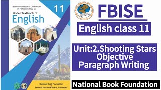 Class 11 English Unit 2 Objective and Paragraph Writing New Syllabus 2024LearnOnlineWithAnum [upl. by Nirrek]