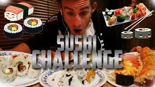 ALL YOU CAN EAT SUSHI CHALLENGE  10000 CALORIES [upl. by Giule636]