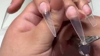 Easy coffin nail tips [upl. by Susanna]