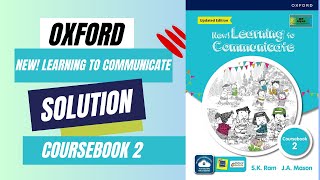 Class 2 New Learning to Communicate Coursebook Solution [upl. by Otit]