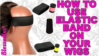 Tutorial DIY How to Apply Elastic Band to Your Wig [upl. by Adamik]