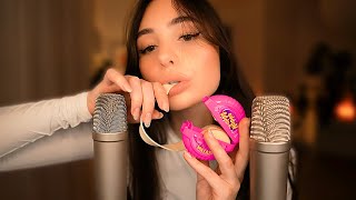 ASMR 3h Gum Chewing 🫧 with 2 Mics 🎙️🎙️ Intense Mouth Sounds 👄 NO TALKING 🤫 [upl. by Adnuahsar]