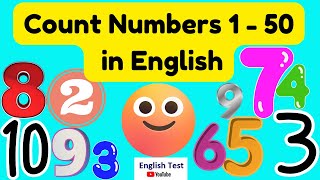 Count Numbers 1 50 for Kids countnumbers count1to50 numbers [upl. by Marienthal31]