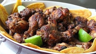 Jerk Chicken Wings  Spicy Jamaican Jerk Hot Wings Recipe [upl. by Woods]