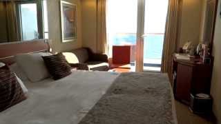 Holland America Line Nieuw Amsterdam Verandah Balcony Suite 8021 [upl. by Yanad]